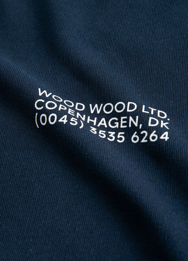 WOOD WOOD - Hugh info sweatshirt