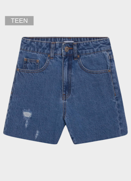 90s Shorts Premium Blue