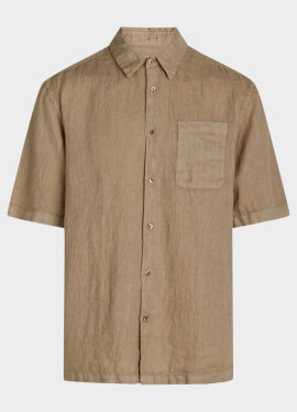 Dyed Linen Victor Shirt SS