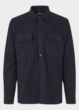 Flannel Heavy Malte Stripe Shirt